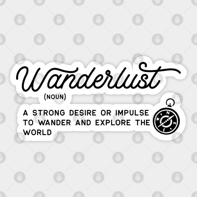 Wanderlust Sticker by REG